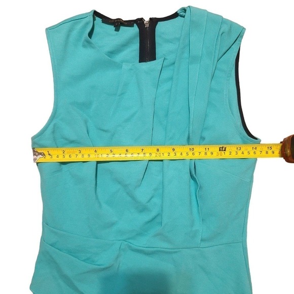 Kobi Halperin teal stretchy Dress size 2 xs - Picture 6 of 8